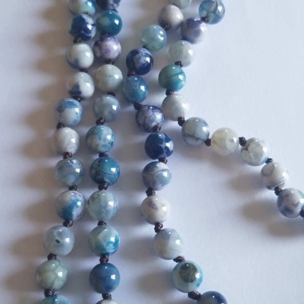 ❤ Semi Precious  Stones statment Necklace❤ - Picture 3 of 8